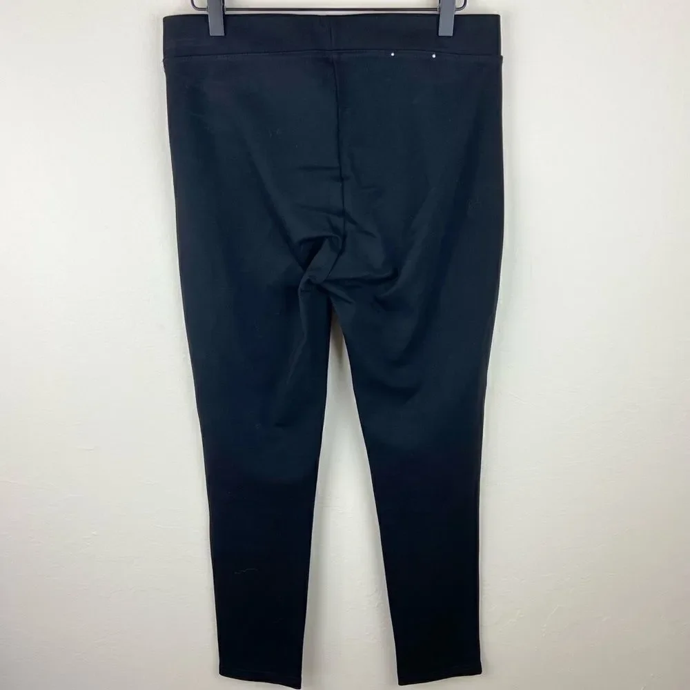 Calvin Klein Faux Leather Front Legging Pants